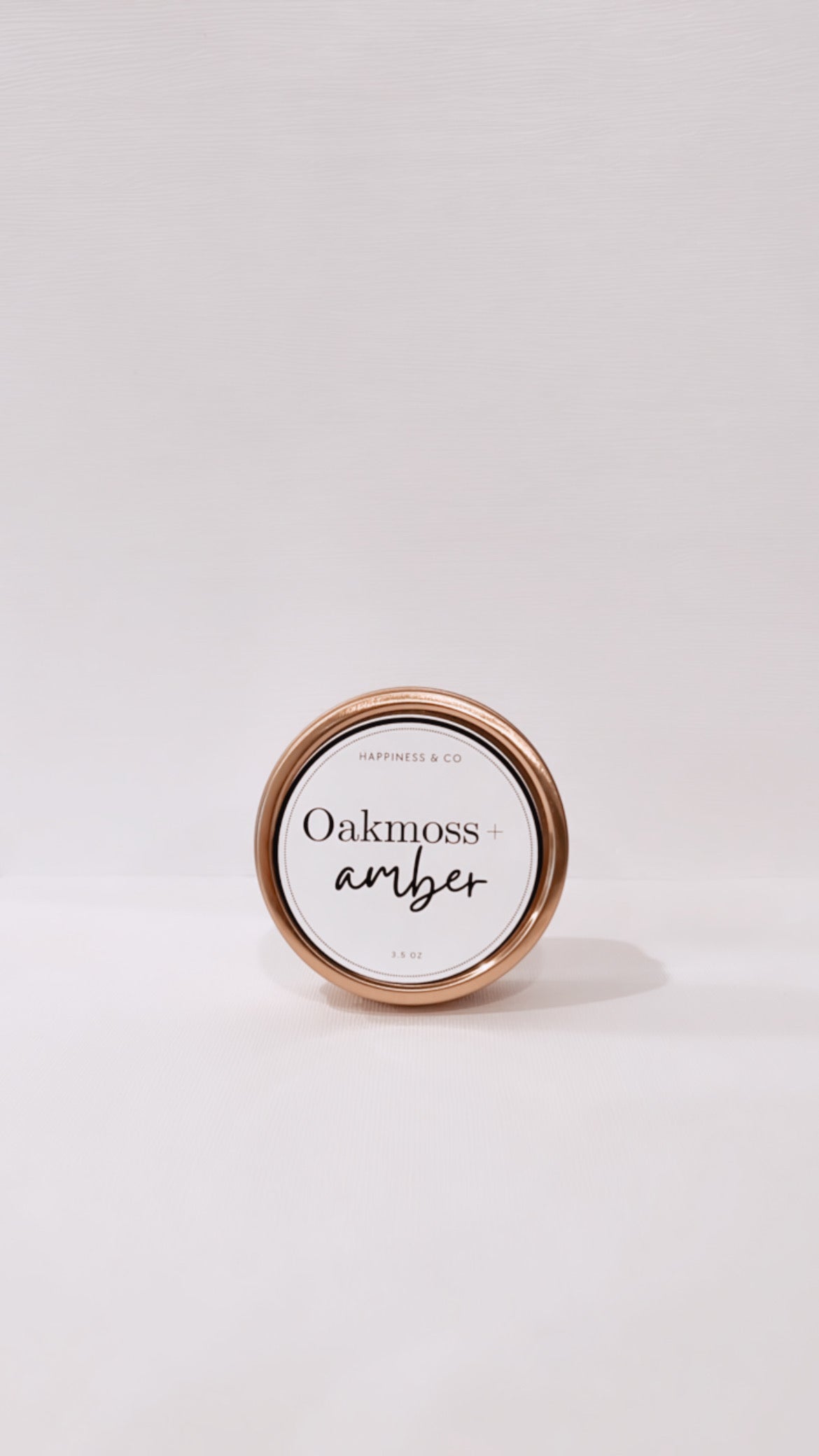 TRAVEL CANDLE - Oakmoss + Amber