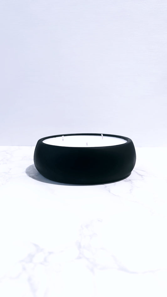 Modern Black Cement Bowl